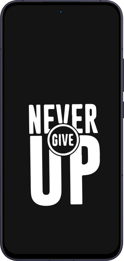 Силиконовый чехол Никогда не сдавайся для Oppo Reno13 5G - 4572u-3944 изображение 