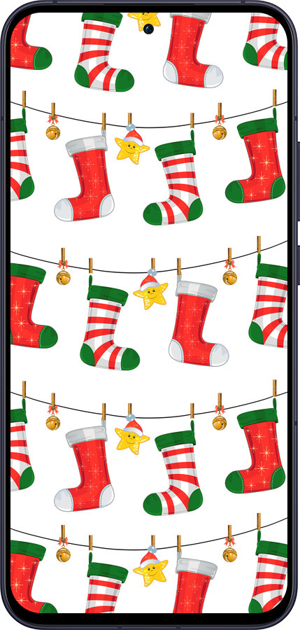 Силиконовый чехол Новогодний 9 для Oppo Reno13 5G - 4622u-3944 изображение 