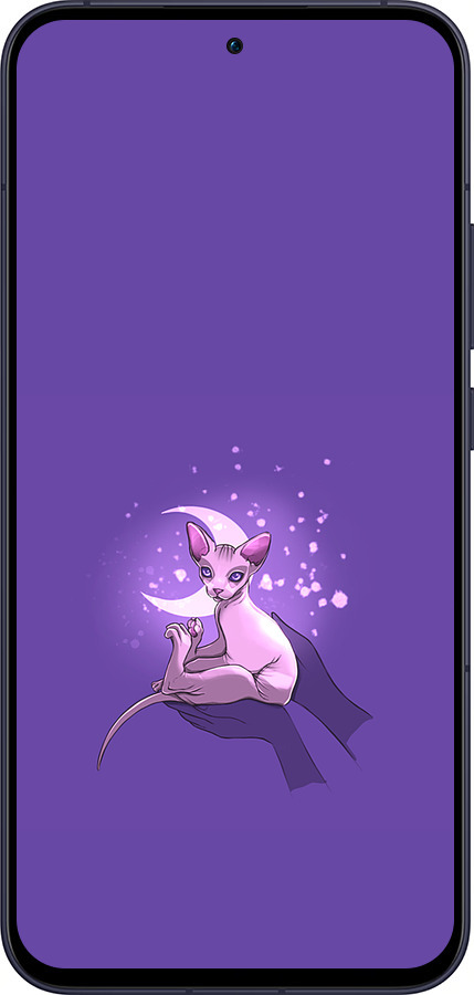 Силиконовый чехол Кот2 для Oppo Reno13 5G - 4676u-3944 изображение 