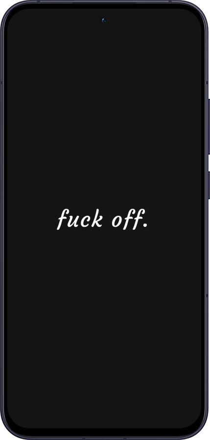 Силиконовый чехол Fuck off для Oppo Reno13 5G - 4731u-3944 изображение 