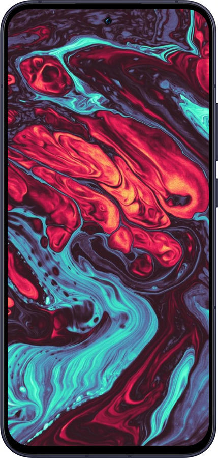 Силіконовий чехол Синя червона абстакція для Oppo Reno13 5G - 5339u-3944 изображение 