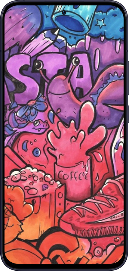 Силиконовый чехол № 5391 для Oppo Reno13 5G - 5391u-3944 изображение 