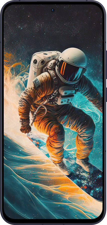 Силиконовый чехол Сноубордист для Oppo Reno13 5G - 5604u-3944 изображение 