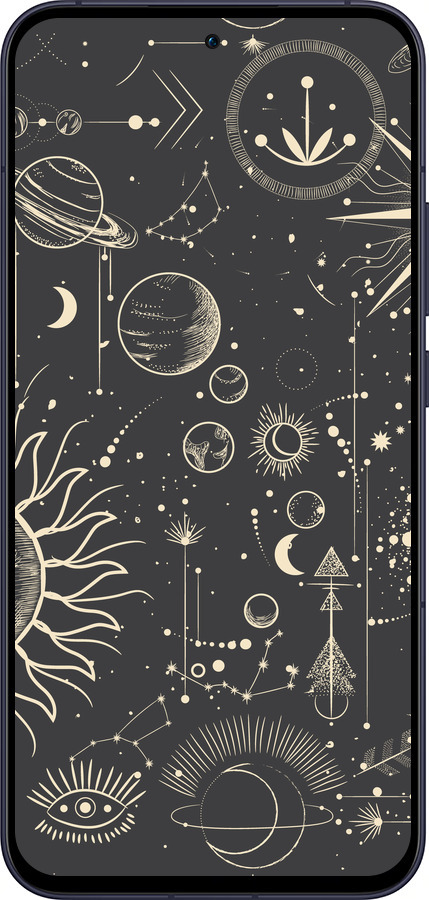 Силиконовый чехол Фаза луны для Oppo Reno13 5G - 5605u-3944 изображение 