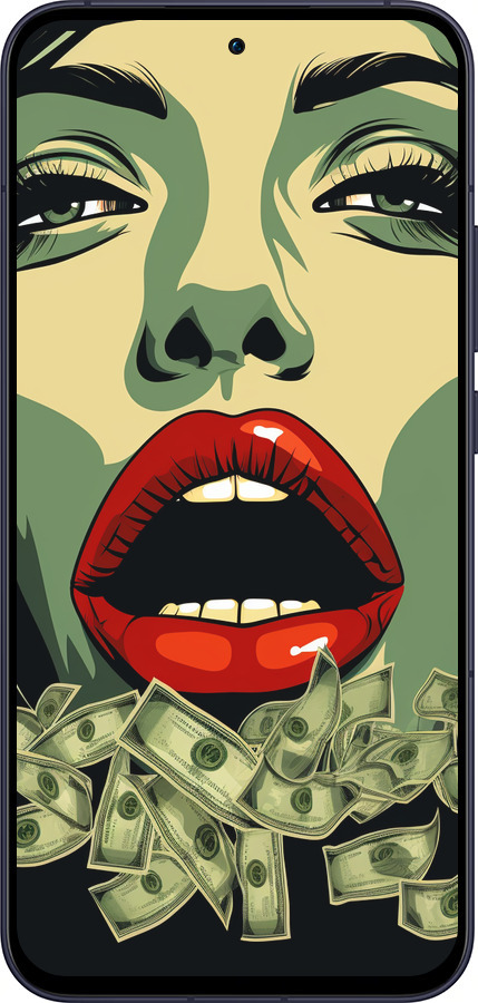 Силиконовый чехол Big money 2 для Oppo Reno13 5G - 5668u-3944 изображение 