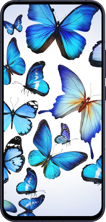 Силиконовый чехол Бабочки для Oppo Reno13 5G - 6023u-3944 изображение 