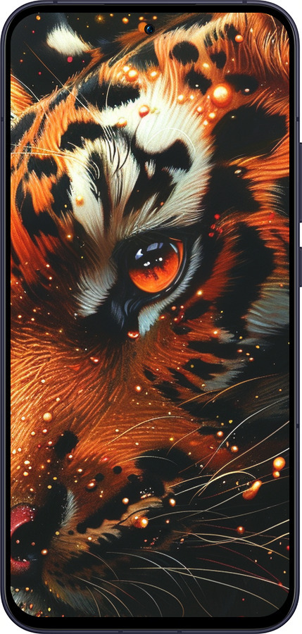 Силиконовый чехол Tiger для Oppo Reno13 5G - 6053u-3944 изображение 