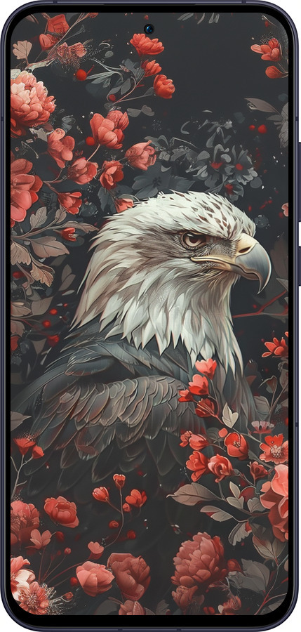 Силиконовый чехол Цветочный страж для Oppo Reno13 5G - 6102u-3944 изображение 