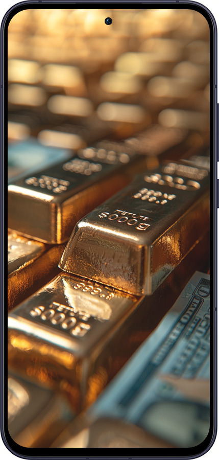 Силиконовый чехол Сияние золота для Oppo Reno13 5G - 6104u-3944 изображение 