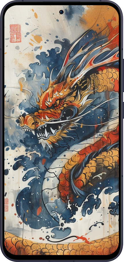 Силиконовый чехол Ярость дракона для Oppo Reno13 5G - 6112u-3944 изображение 