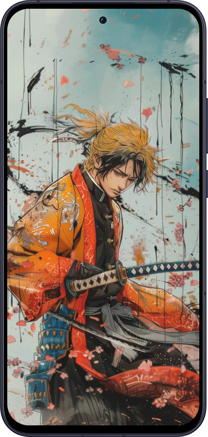 Силиконовый чехол Agatsuma Zenitsu: Убийца демонов для Oppo Reno13 5G - 6118u-3944 изображение 