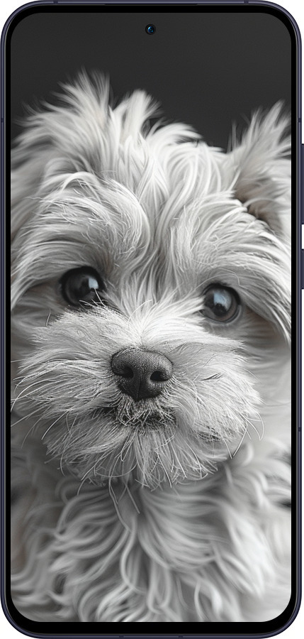 Силіконовий чехол Мальтипу на чорному фоні для Oppo Reno13 5G - 6156u-3944 изображение 