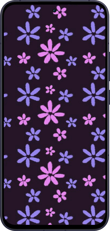 Силиконовый чехол с  цветами для Oppo Reno13 5G - 6258u-3944 изображение 