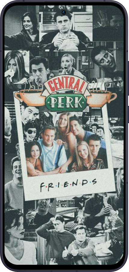 Силиконовый чехол Друзья для Oppo Reno13 5G - 6276u-3944 изображение 