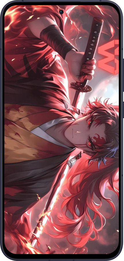 Силиконовый чехол Аниме воин для Oppo Reno13 5G - 6281u-3944 изображение 