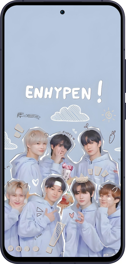 Силіконовий чехол Енхайпен для Oppo Reno13 5G - 6362u-3944 изображение 