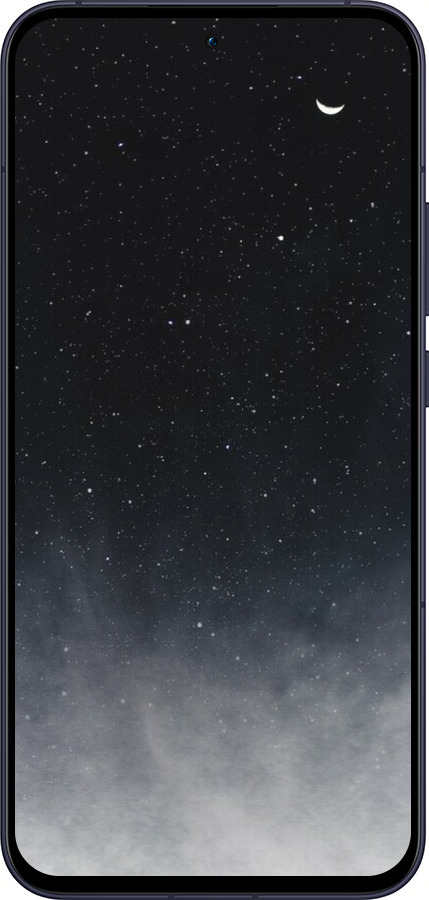 Силиконовый чехол Сині хмари, Синій місяць для Oppo Reno13 5G - 6396u-3944 изображение 