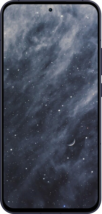 Силиконовый чехол Голубые облака, Голубая луна для Oppo Reno13 5G - 6398u-3944 изображение 