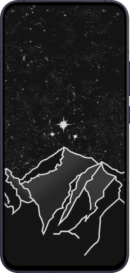 Силиконовый чехол Минималистический горный пейзаж для Oppo Reno13 5G - 6438u-3944 изображение 