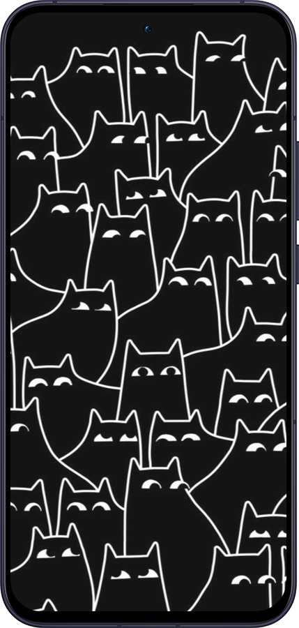 Силиконовый чехол С изображением кошек для Oppo Reno13 5G - 6470u-3944 изображение 