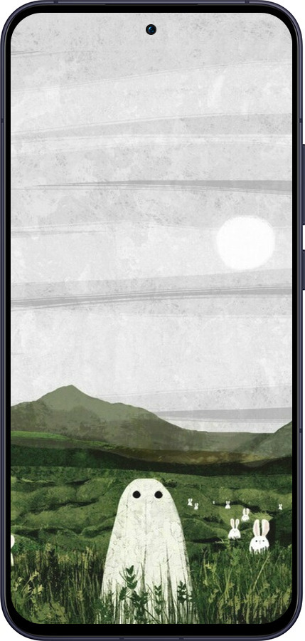 Силиконовый чехол Привидение для Oppo Reno13 5G - 6492u-3944 изображение 