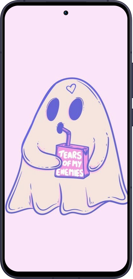 Силиконовый чехол Милый призрак для Oppo Reno13 5G - 6507u-3944 изображение 