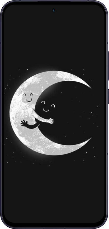 Силиконовый чехол Лунные объятия для Oppo Reno13 5G - 6508u-3944 изображение 