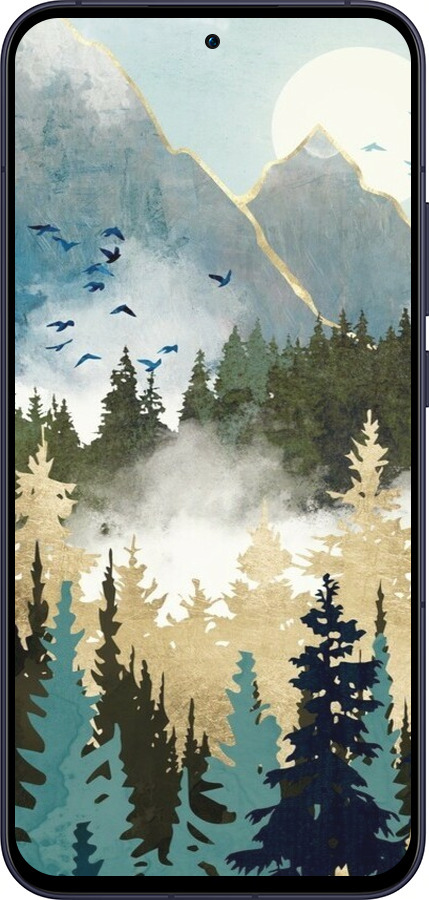 Силіконовий чехол Із зображенням лісового пейзажу для Oppo Reno13 5G - 6548u-3944 изображение 