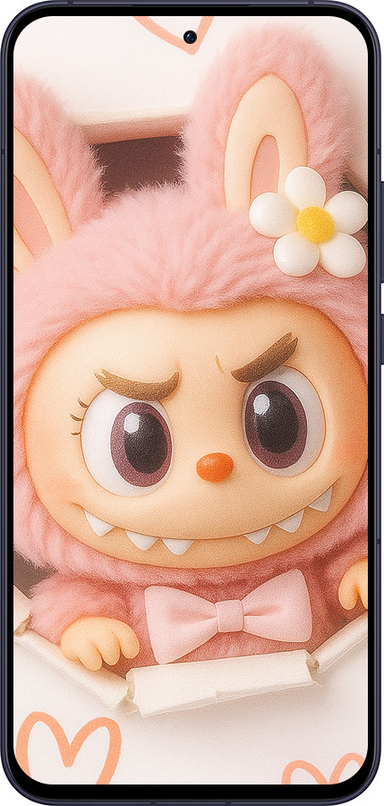 Силиконовый чехол Лабубу 2 для Oppo Reno13 5G - 6710u-3944 изображение 