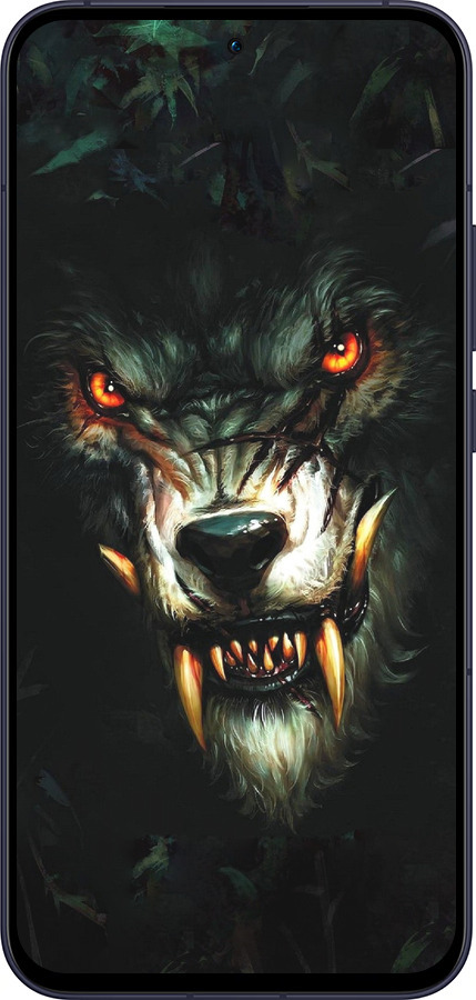 Силиконовый чехол Дьявольский волк для Oppo Reno13 5G - 833u-3944 изображение 