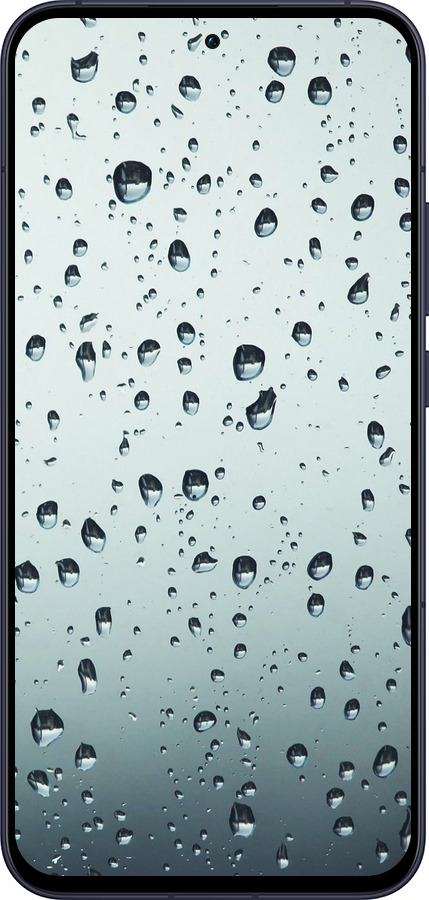 Силиконовый чехол Стекло в каплях для Oppo Reno13 5G - 848u-3944 изображение 