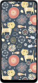 Силіконовий чехол Кошенята v4 для Oppo Reno13 F 5G / Reno13 F 4G - 1224u-3955 изображение 