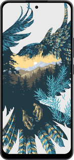 Силиконовый чехол Арт-орел на фоне природы для Oppo Reno13 F 5G / Reno13 F 4G - 3983u-3955 изображение 