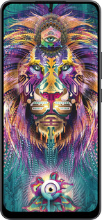 Силиконовый чехол Люминесцентный лев для Oppo Reno13 F 5G / Reno13 F 4G - 4037u-3955 изображение 