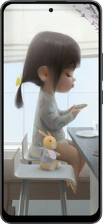 Силіконовий чехол Мила дівчинка з зайчиком для Oppo Reno13 F 5G / Reno13 F 4G - 4039u-3955 изображение 