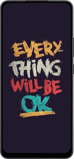 Силиконовый чехол Все будет хорошо для Oppo Reno13 F 5G / Reno13 F 4G - 4068u-3955 изображение 