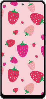 Силиконовый чехол Клубнички для Oppo Reno13 F 5G / Reno13 F 4G - 4332u-3955 изображение 