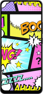 Силиконовый чехол Комикс 1 для Oppo Reno13 F 5G / Reno13 F 4G - 4407u-3955 изображение 