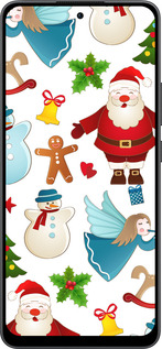 Силиконовый чехол Новогодний 1 для Oppo Reno13 F 5G / Reno13 F 4G - 4614u-3955 изображение 