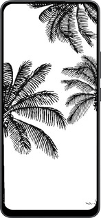 Силиконовый чехол Пальмы1 для Oppo Reno13 F 5G / Reno13 F 4G - 4634u-3955 изображение 