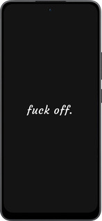 Силиконовый чехол Fuck off для Oppo Reno13 F 5G / Reno13 F 4G - 4731u-3955 изображение 
