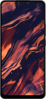 Силіконовий чехол Чорно-помаранчева абстракція для Oppo Reno13 F 5G / Reno13 F 4G - 5340u-3955 изображение 