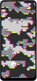 Силиконовый чехол Пиксельный камуфляж для Oppo Reno13 F 5G / Reno13 F 4G - 5481u-3955 изображение 