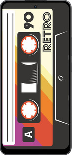 Силиконовый чехол Кассета с90 v4 для Oppo Reno13 F 5G / Reno13 F 4G - 5532u-3955 изображение 