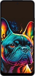 Силіконовий чехол Яскравий бульдог для Oppo Reno13 F 5G / Reno13 F 4G - 5547u-3955 изображение 