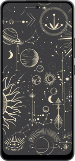 Силиконовый чехол Фаза луны для Oppo Reno13 F 5G / Reno13 F 4G - 5605u-3955 изображение 