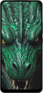 Силиконовый чехол Зелёный дракон v2 для Oppo Reno13 F 5G / Reno13 F 4G - 5817u-3955 изображение 