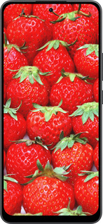 Силиконовый чехол Клубника для Oppo Reno13 F 5G / Reno13 F 4G - 6020u-3955 изображение 