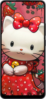 Силіконовий чехол hello kitty1 для Oppo Reno13 F 5G / Reno13 F 4G - 6036u-3955 изображение 