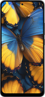 Силиконовый чехол Желто-голубые бабочки для Oppo Reno13 F 5G / Reno13 F 4G - 6046u-3955 изображение 